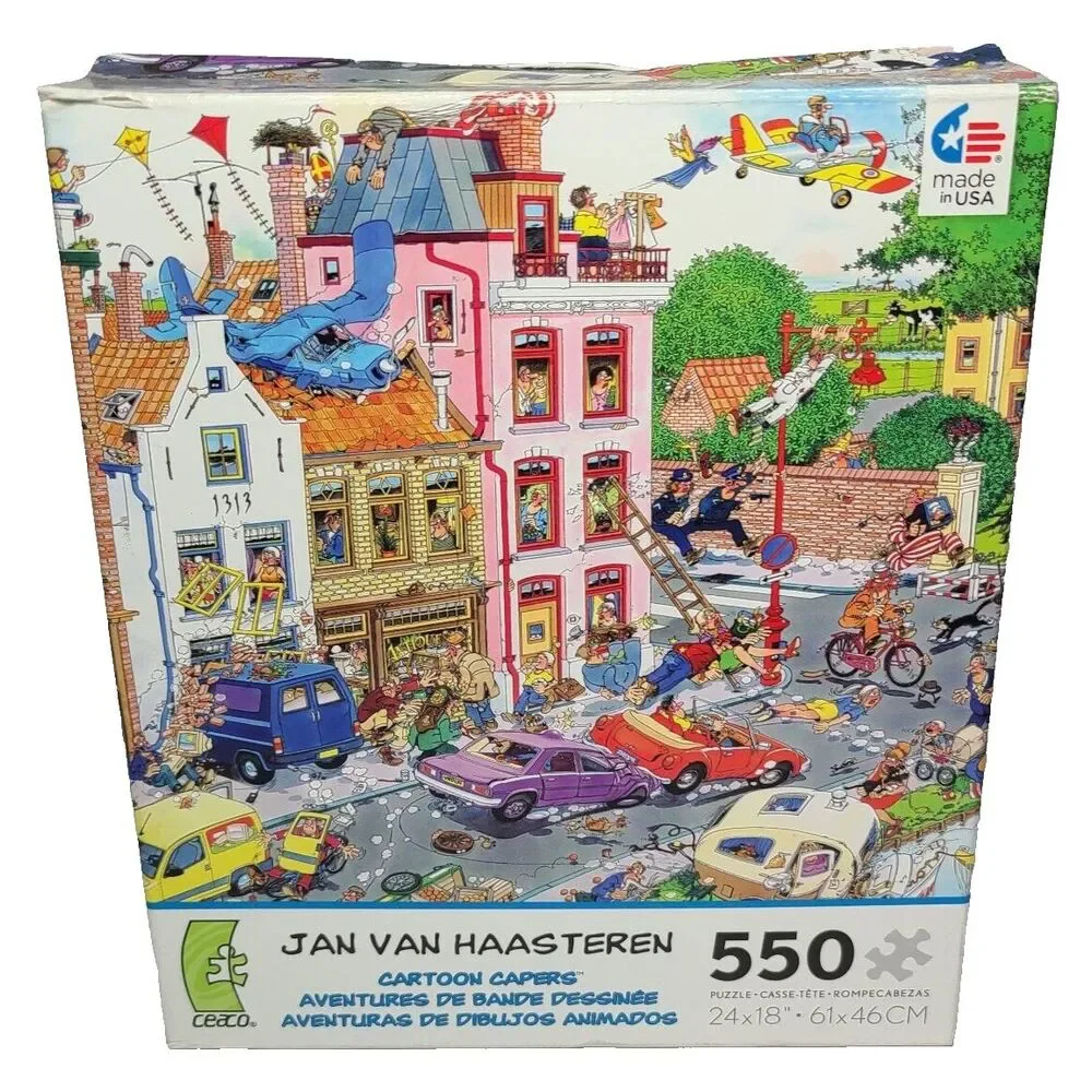 Friday The 13th Ceaco Jan Van Haasteren 550 Piece Jigsaw Puzzle 24